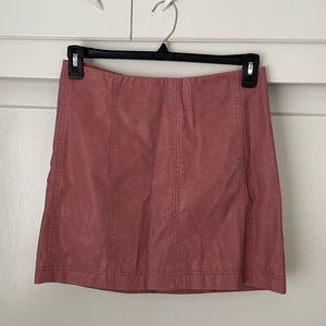 Free People pink skirt